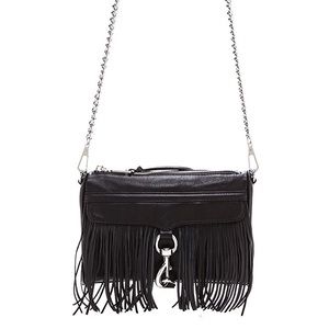 Rebecca minkoff mini mac with fringe